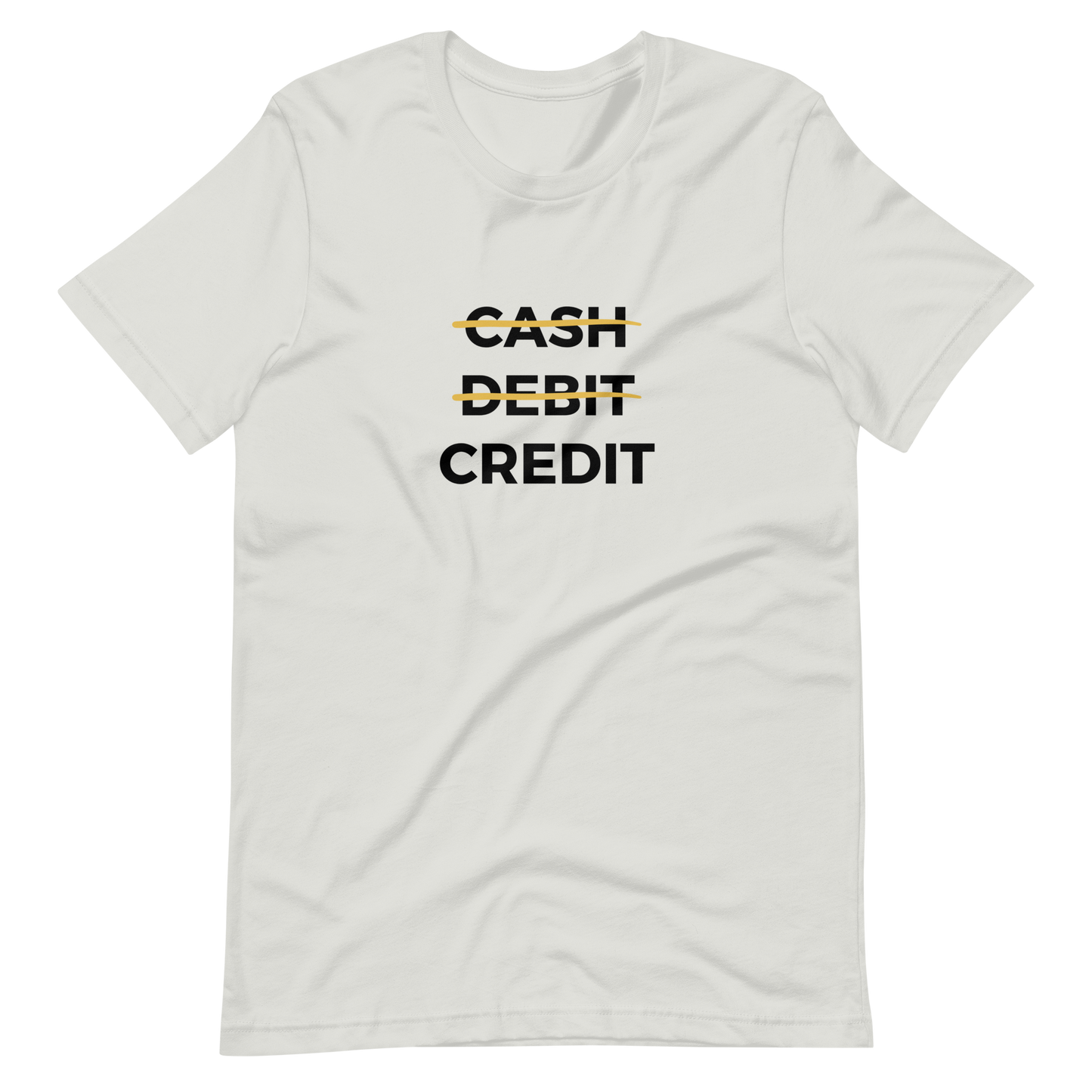 Cash, Debit, Credit