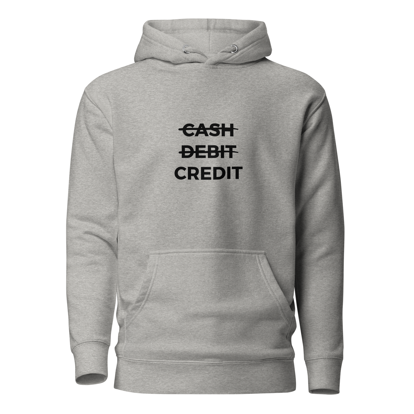 Cash, Debit, Credit