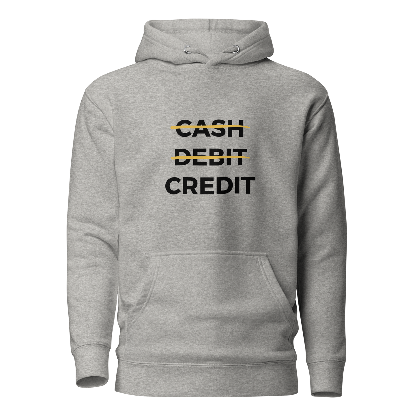 Cash, Debit, Credit