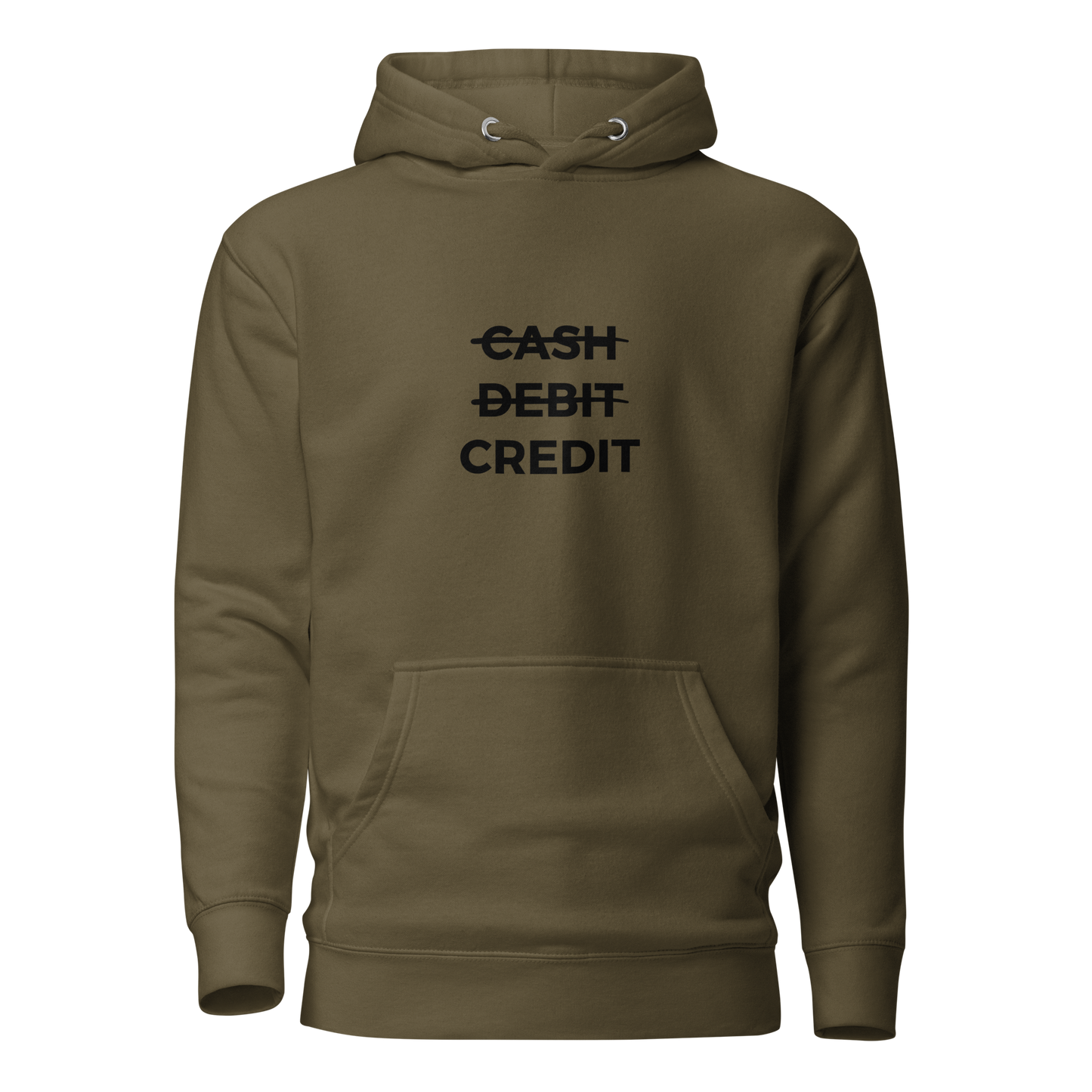 Cash, Debit, Credit