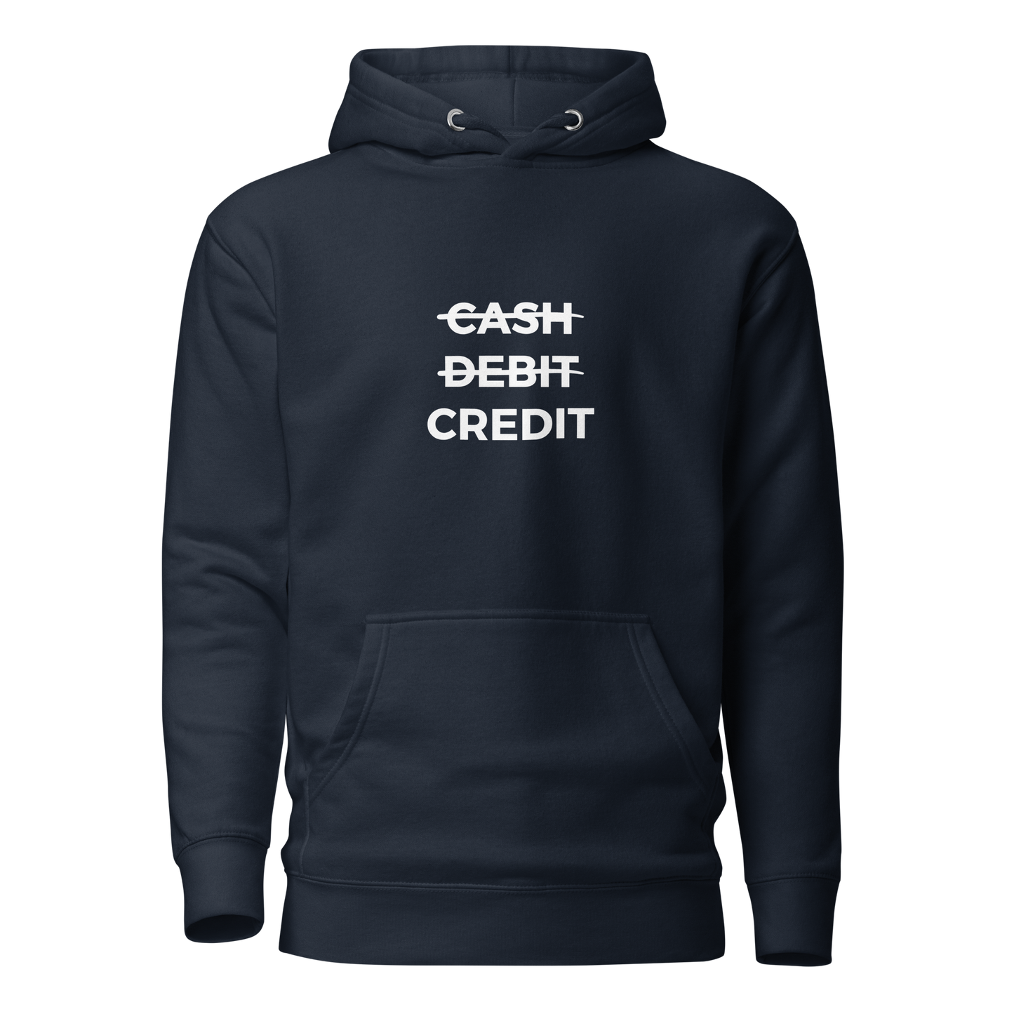 Cash, Debit, Credit
