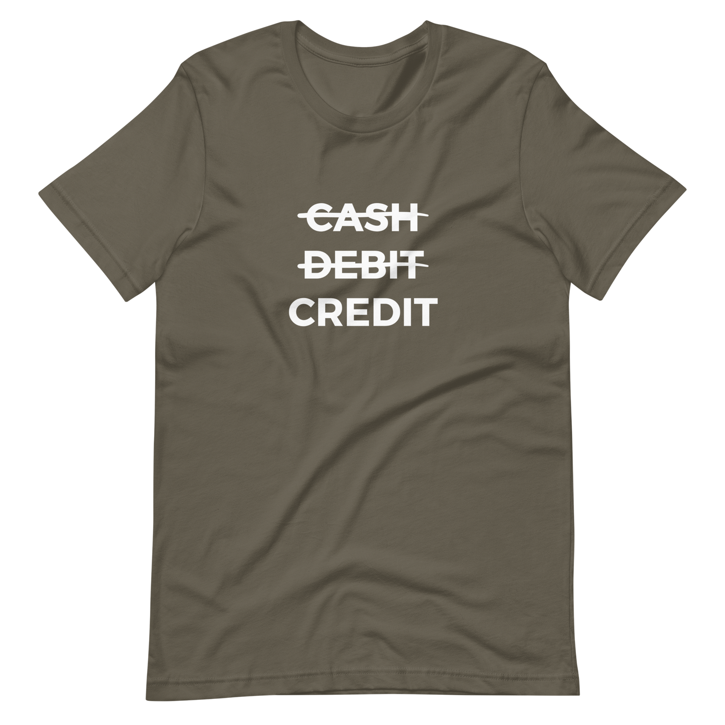 Cash, Debit, Credit
