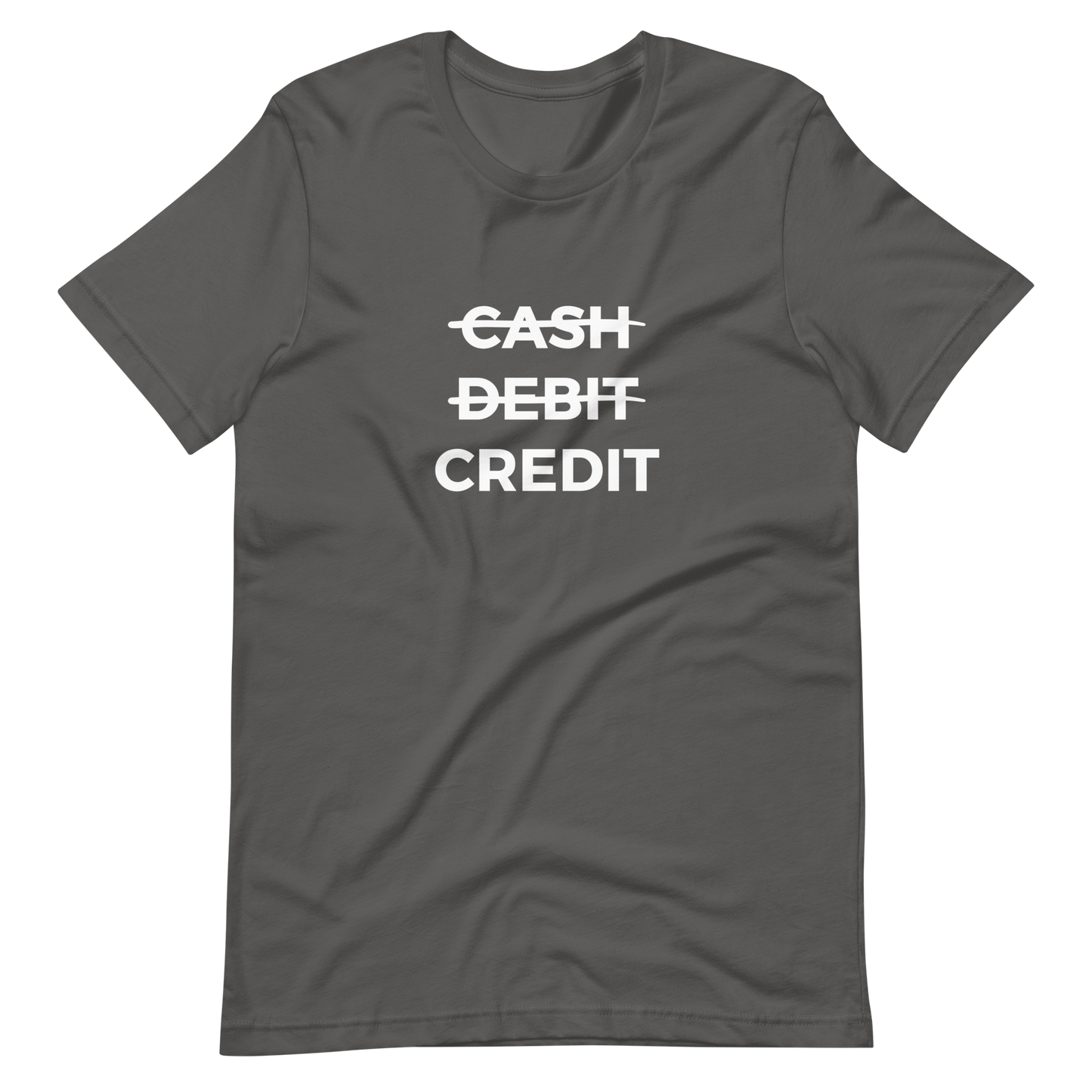 Cash, Debit, Credit