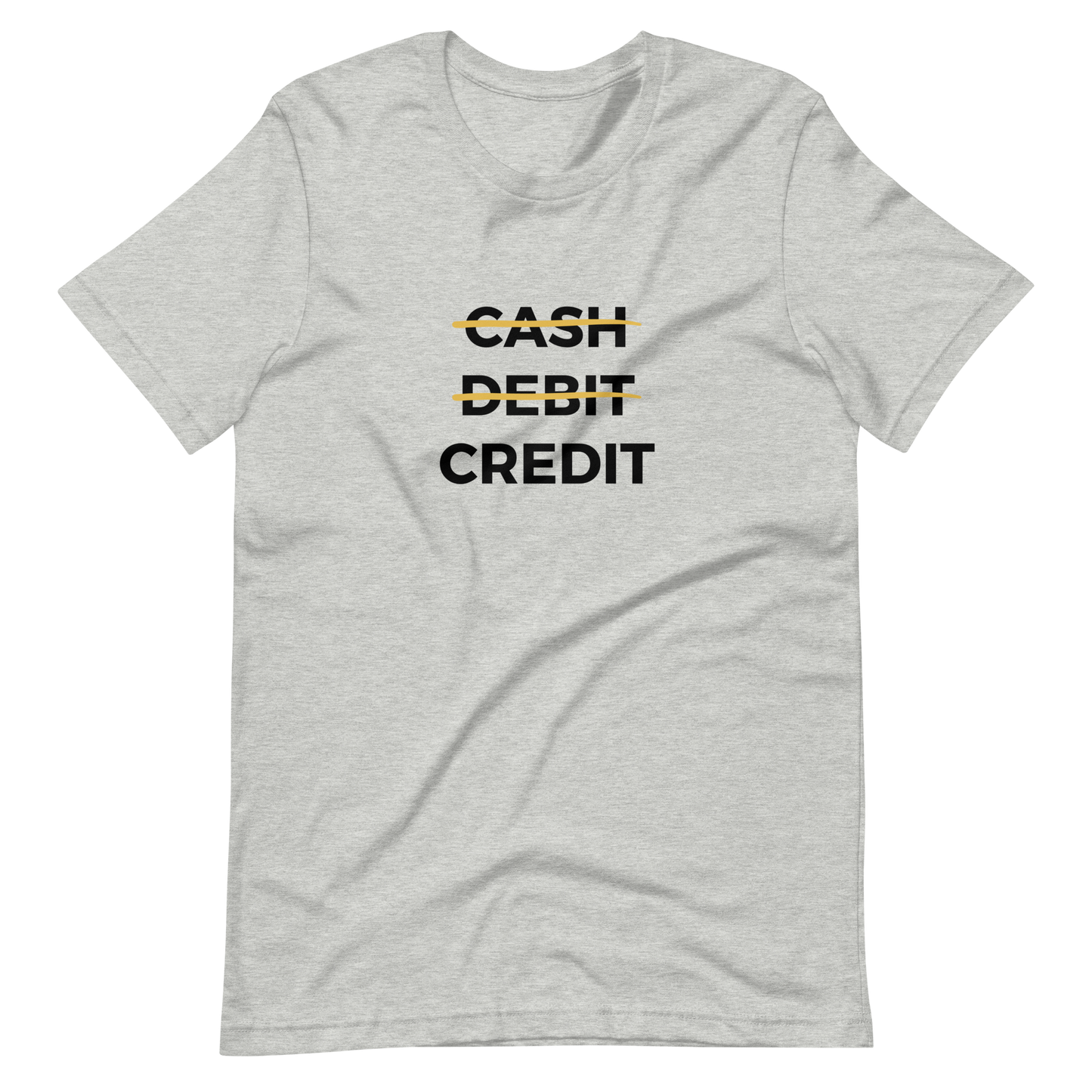 Cash, Debit, Credit