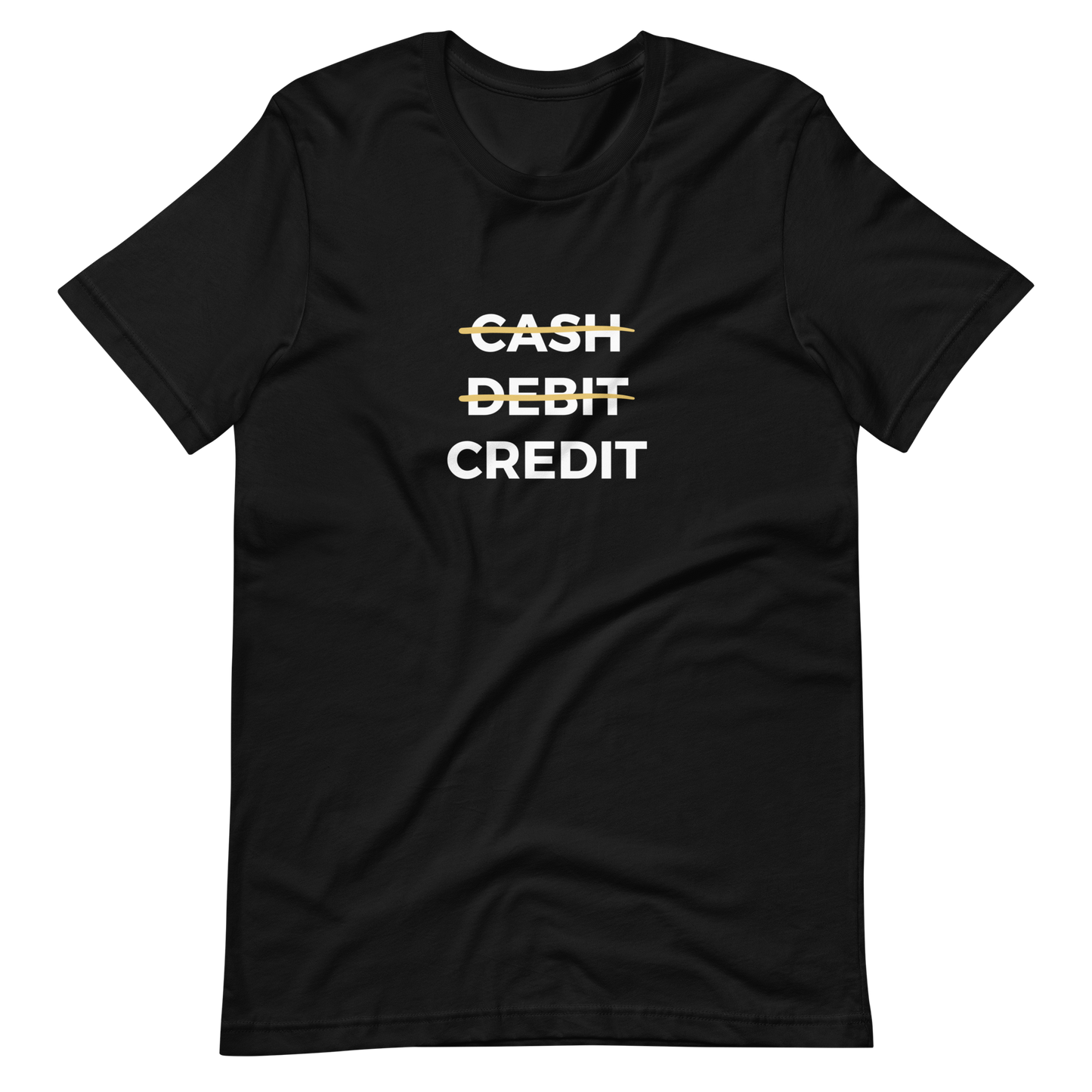 Cash, Debit, Credit