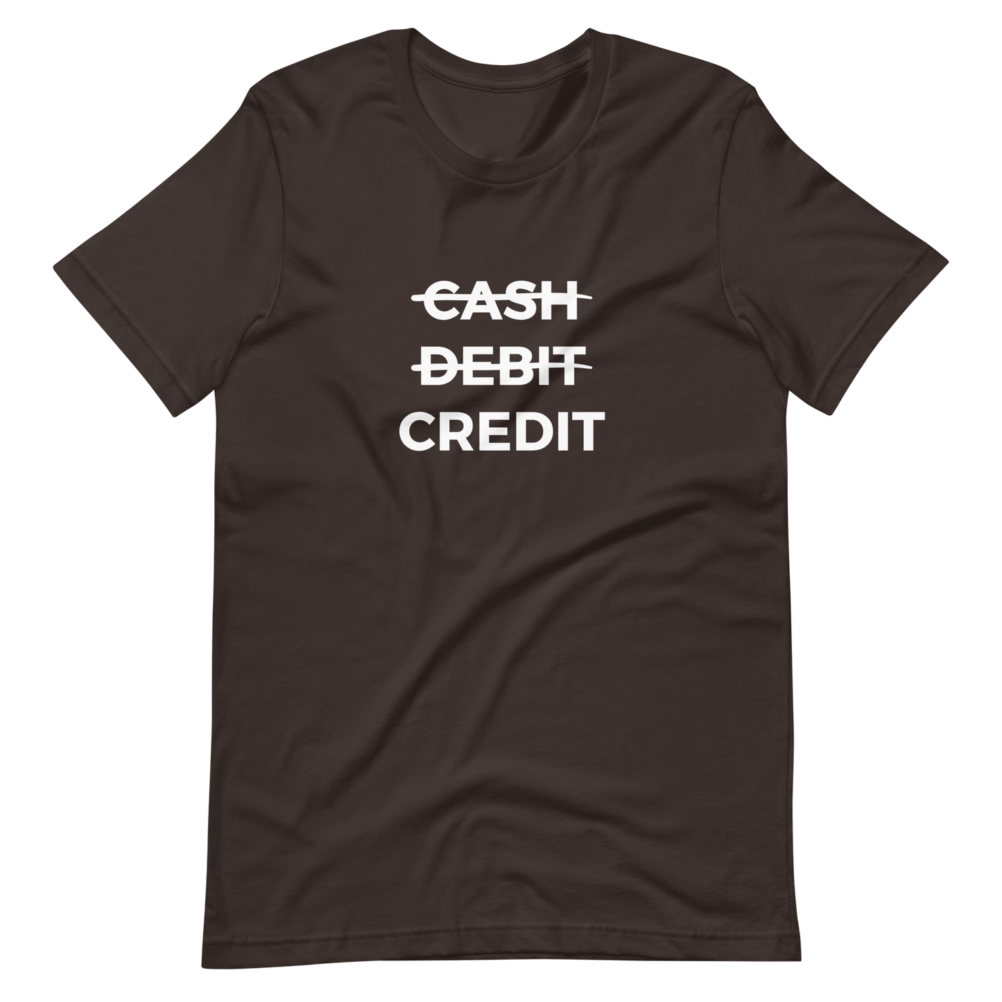 Cash, Debit, Credit