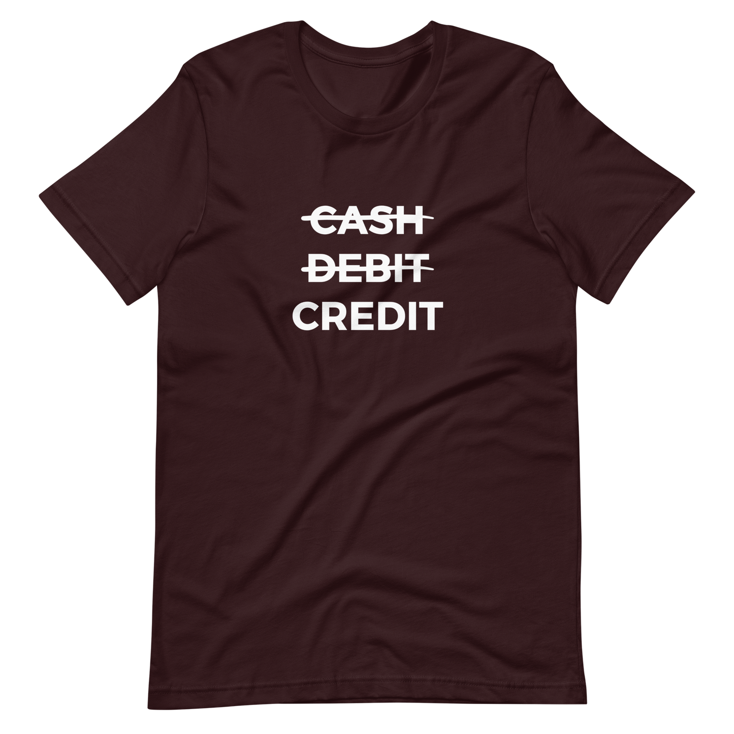 Cash, Debit, Credit