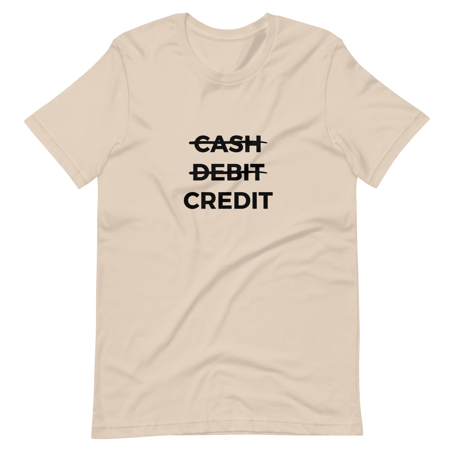 Cash, Debit, Credit