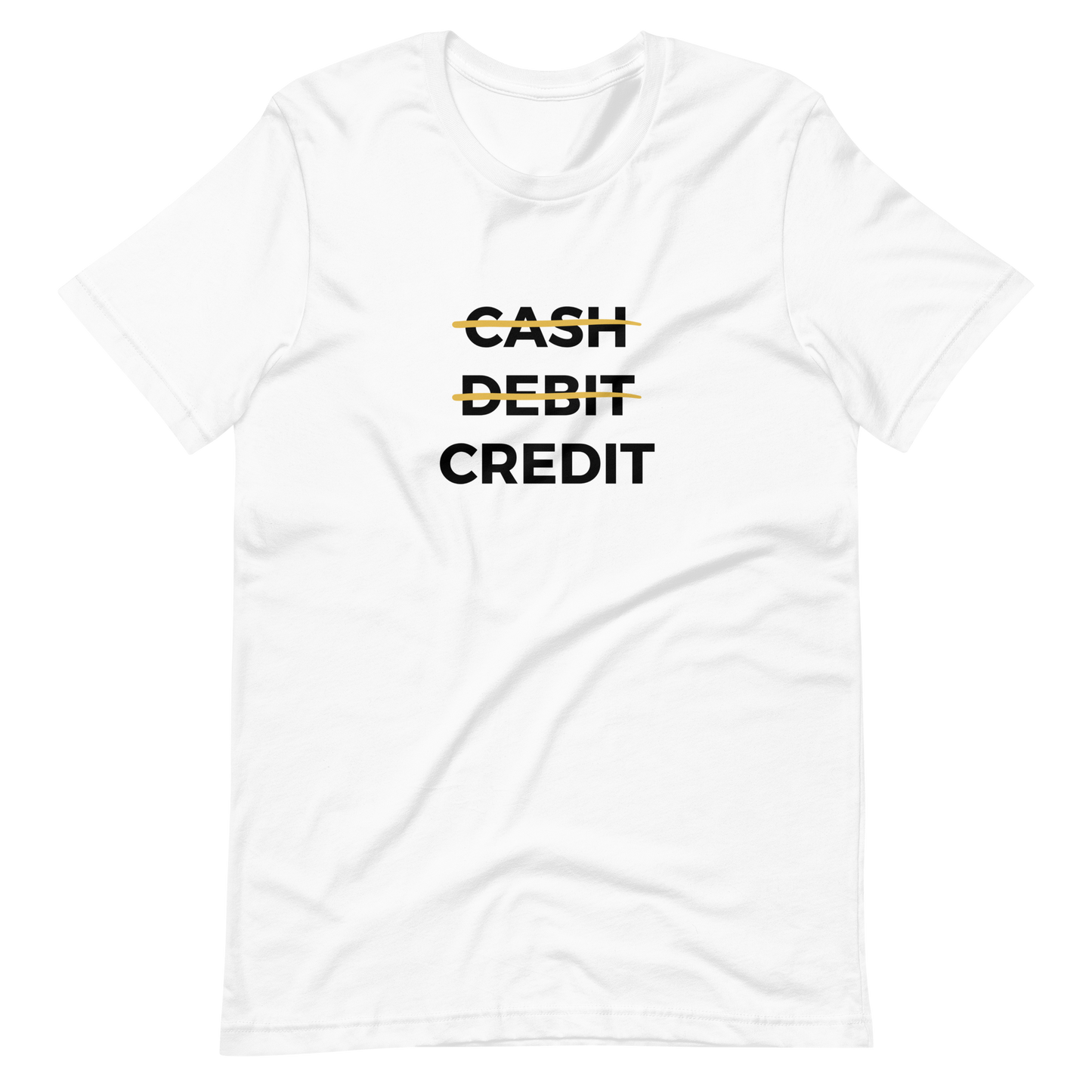Cash, Debit, Credit